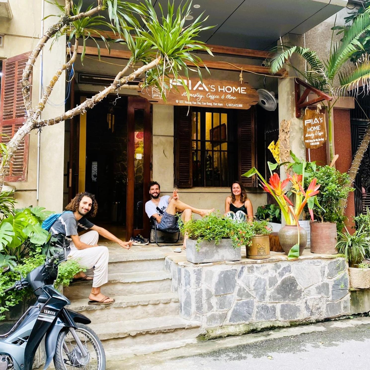 Pia Homestay - Tours & Motobike Rental カオバン エクステリア 写真